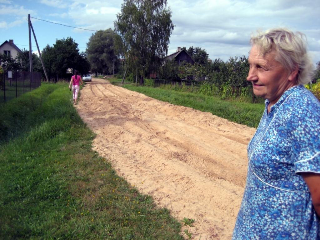 Pilsētas iela kļuvusi kā pludmale