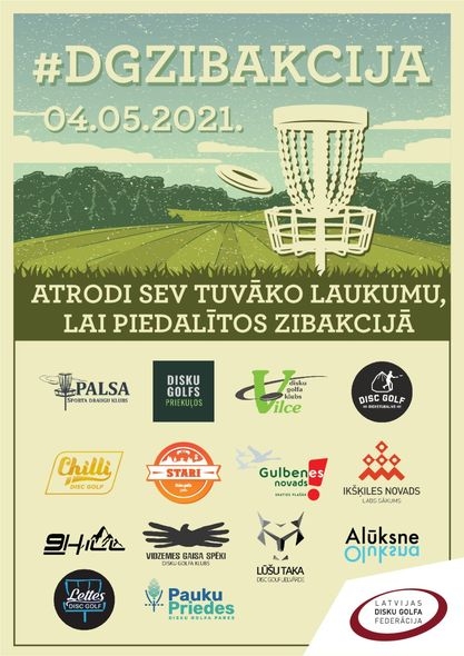Stāķu parkā aicina nosvinēt Latvijas Neatkarības atjaunošanas dienu, aktīvi uzspēlējot disku golfu