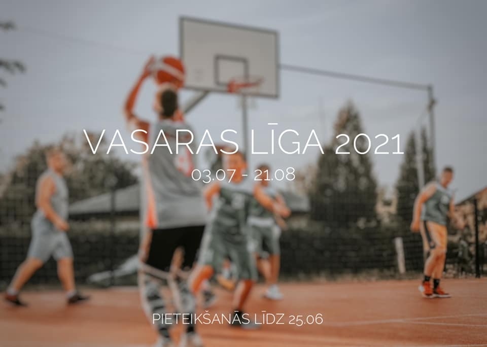 Gulbenē notiks basketbola turnīrs "Vasaras līga 2021"