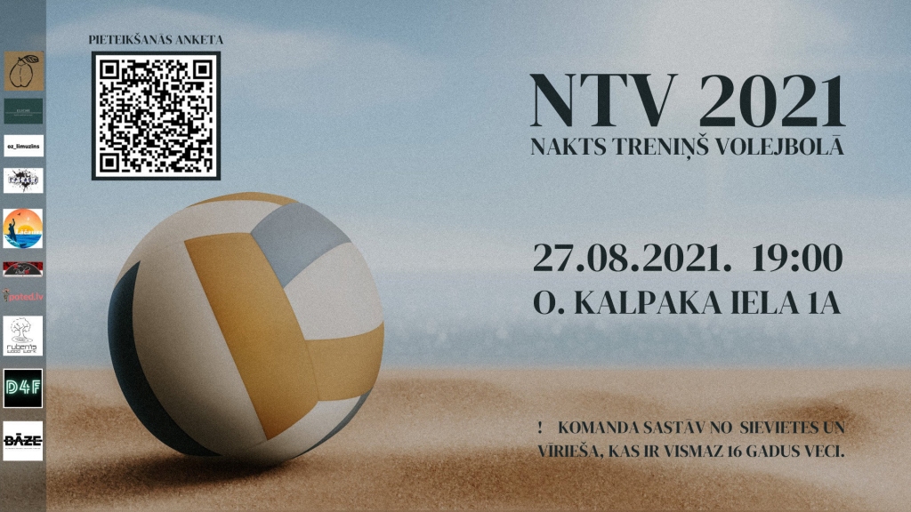 Gulbenes novada jauniešu dome rīko "Nakts treniņu volejbolā"